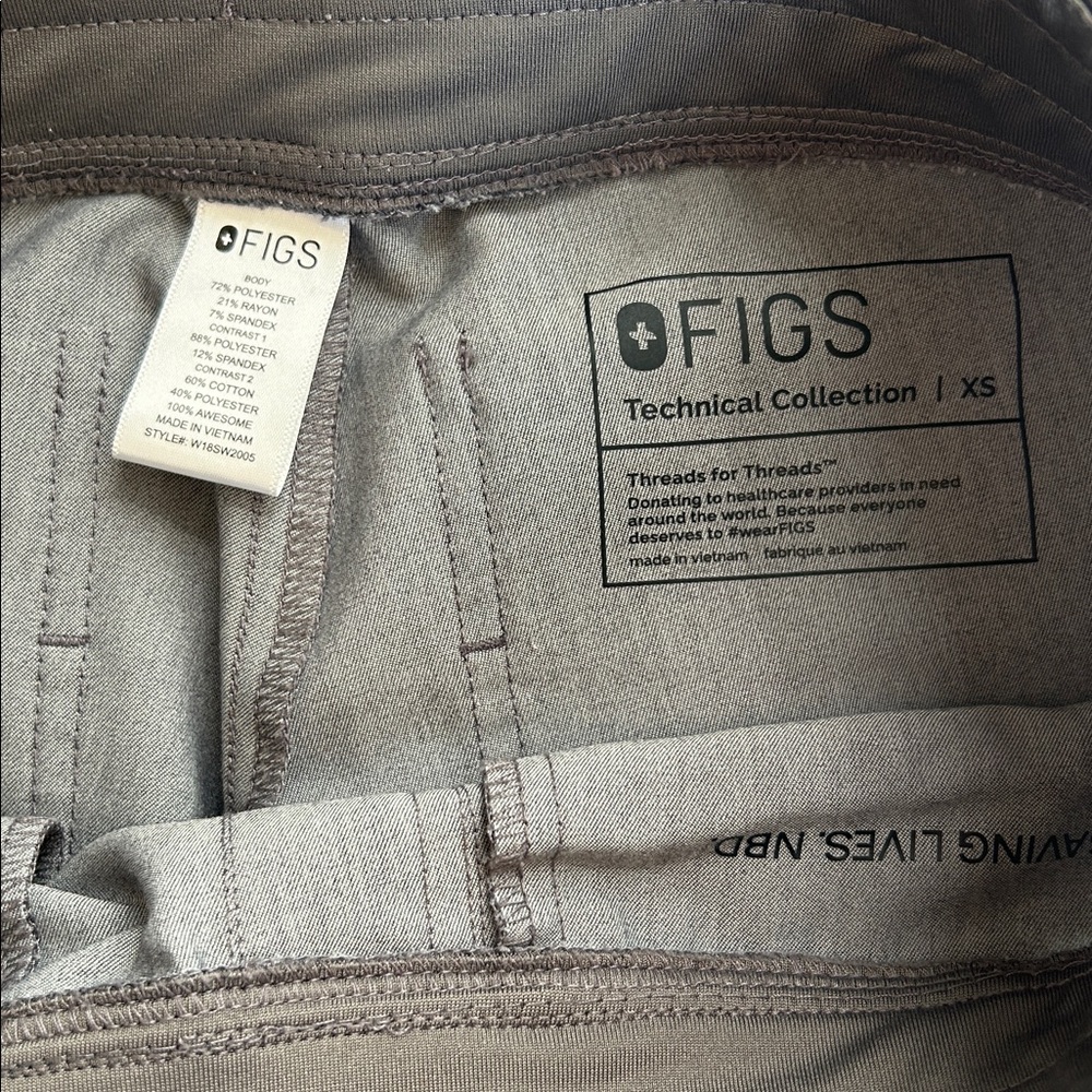 FIGS Zamora Joggers Grey Size XS - Picture 7 of 7